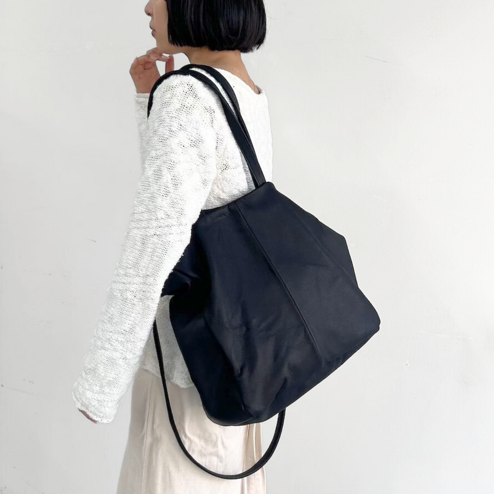 ampersand 2way レザートートバッグ L