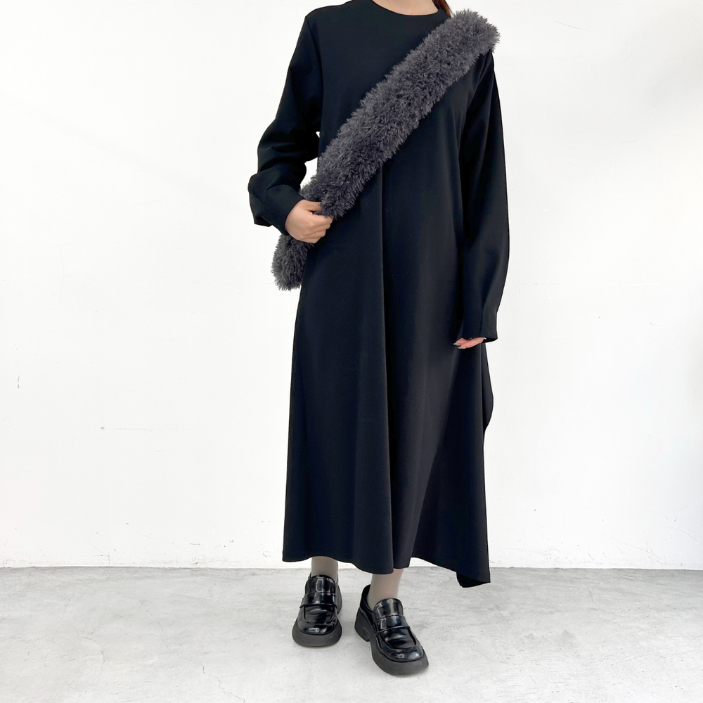 medelu エコファー ボディバッグ