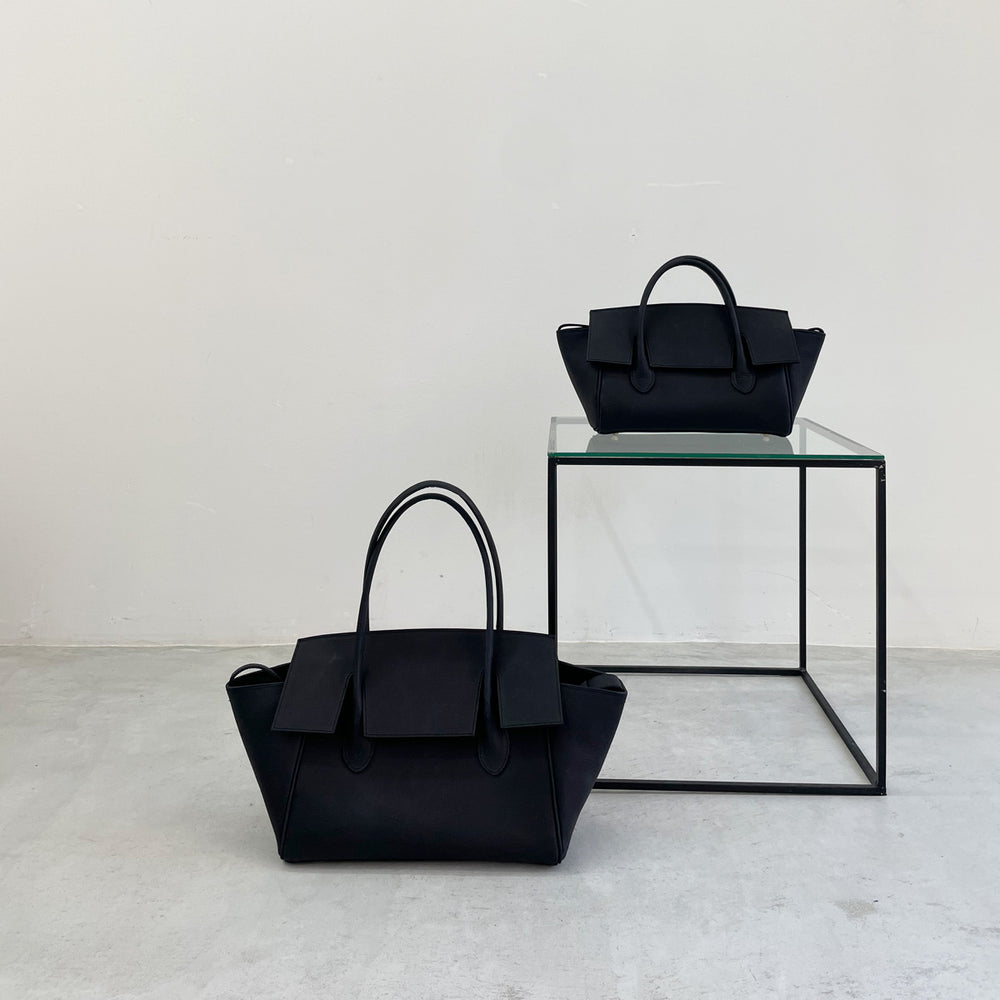 ampersand ヌバックフラップ トートバッグ M